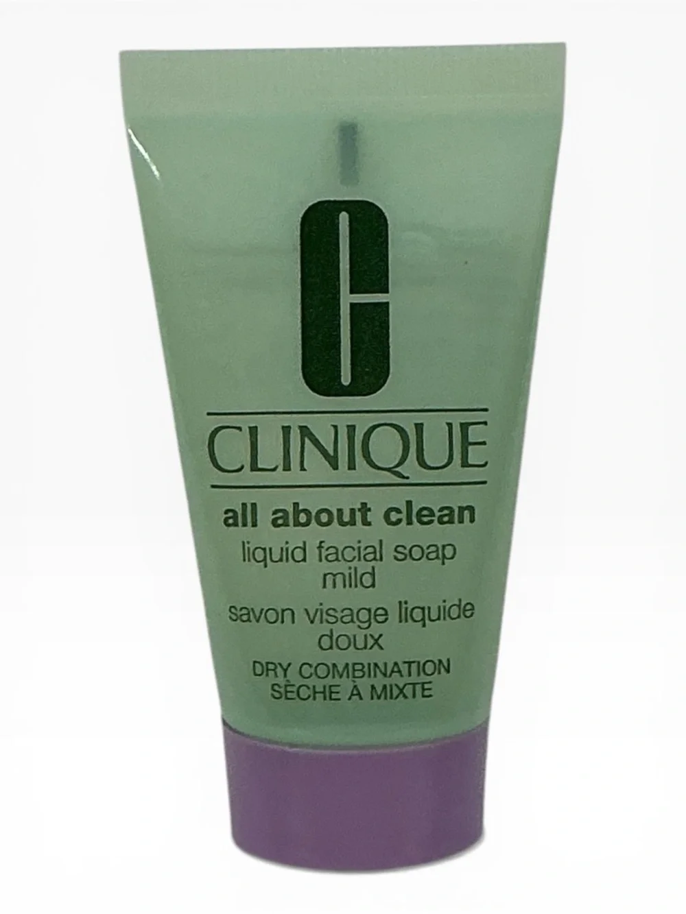 Clinique All About Clean Liquid Facial Soap - Mild, Cream 1oz TRAVEL SIZE